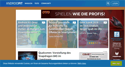 Desktop Screenshot of androidpit.de